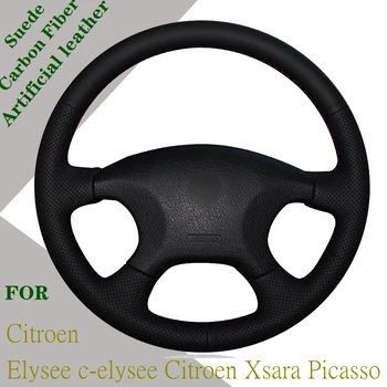 Masina Capac Volan piele Artificiala Fit Pentru Citroen Elysee c-elysee Citroen Xsara Picasso Auto Interioare Accesorii Auto