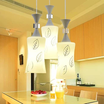 LED 3light cristal pandantiv lumini sala de mese sticla cristal mese pandantiv lampă 110-240v