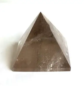 Fumuriu Cuarț Citrin piatra de cristal Gravate Piramida de Piatră Sculptată Chakra Pietre de Vindecare Reiki 30mm