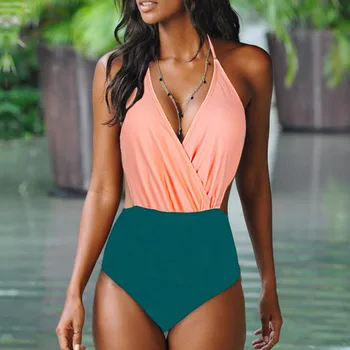 2022 Sexy-O Bucată de costume de Baie Închise Femeie Costume de baie Push Up Corpul femeii Înot Costum de Baie pe Plajă Uzura Piscină Scăldător Vara