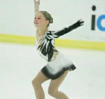 fete patinaj concurență rochie alb negru figura rochie pentru copii personalizate patinaj purta pentru fete transport gratuit