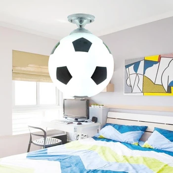 Minge de fotbal de Plafon Lumina LED Lampă de Plafon FootballStyle 110V220V Iluminat Interior Decor pentru Bar, Dormitor, Camera pentru Copii Lumini de Prindere