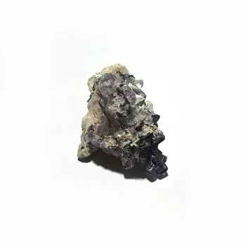 40g C2-3B Naturale Violet Fluorit Wolframit Cristal Mineral Specimen De Yaogangxian PROVINCIA Hunan, CHINA