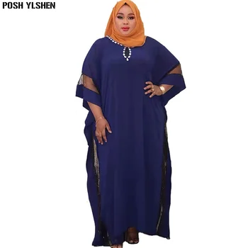 Timp Africane Rochii pentru Femei Plus Dimensiune Îmbrăcăminte Dashiki Fierbinte Foraj Abaya Rochie Musulman Africa de Haine Halat Africaine Femme