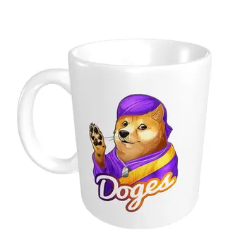 Promo Noutate Dogecoin La Luna Elon Doge Cani Sarcastic Dogecoin Meme CUPE de Imprimare cani lapte