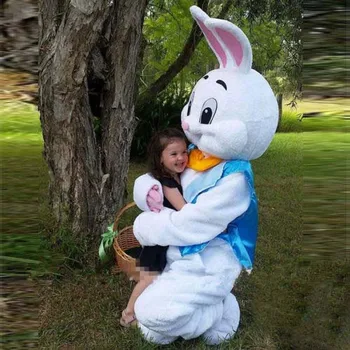 2019 Easter Bunny Iepure Mascota, Costume de Desene animate Fantezie Rochie de petrecere pentru Adulti jocul