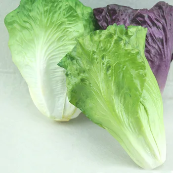 1buc Mare imitație artificială Fals salata verde model&plastic artificial, fals simulat salata de legume