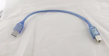 10buc USB 2.0 Imprimanta Scanner Cablu de sex Masculin A B de sex Masculin de Transfer de Date Cablul Albastru 1ft