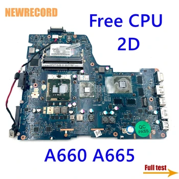 NEWRECORD NWQAA LA-6062P K000104400 Laptop Placa de baza Pentru Toshiba Satellite A660 A665 HM55 DDR3 GT330M Gratuit CPU placa de baza