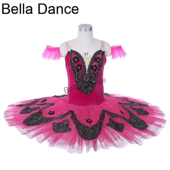 Personalizate Clasice de Balet Tutu Rose red Profesionale tutu balet costume de Balerina performanță JY008B