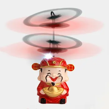Cutie de Zbor Electronice Dumnezeu a Bogăției de Inducție Suspendat Elicopter RC Fanii de Vacanță pentru Copii Cadou de Decompresie Jucării VD118