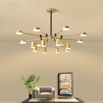 Minimalist Modern, Atmosfera Living Candelabru Stil Nordic Dormitor Sufragerie Lampa De Creație Magic Bean Candelabru