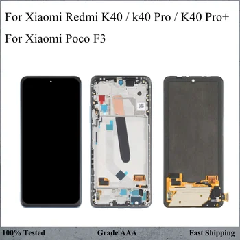Original Ecran Pentru Xiaomi Redmi K40 Pro+ LCD Display Tactil Digitizer Asamblare Cu Cadru Pentru Poco F3 LCD Înlocuire
