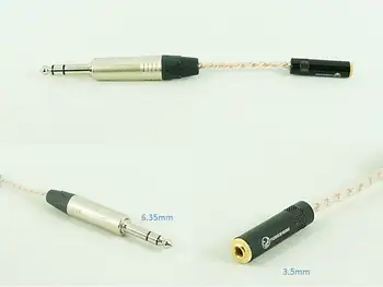 YONGSHENG Palic Pailiccs 6.35 Masculin la 3,5 Feminin Cablu Stereo Pentru Audiofil