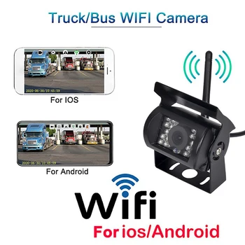 Universal Camera de mers inapoi Wireless HD Night Vision Auto Parcare Rezervă Monitor Impermeabil cu Unghi Larg de Masina din Spate Vedere aparat de Fotografiat Kit