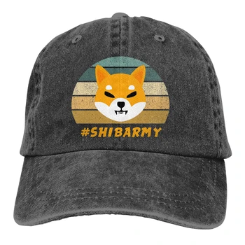 Shibarmy Șapcă de Baseball pentru Bărbați Shib Monedă Shiba Crypto Doge Criminal Capace de culori Femeile de Vară Sepci Snapback