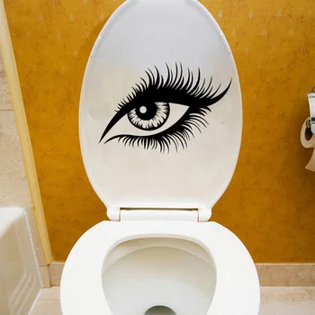 Sexy Ochi Acasă Decorare Accesorii de Vinil de Perete Decal Toaletă Autocolant Vinil 6WS0074