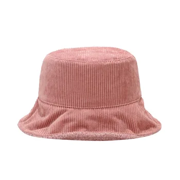 Simplu Culoare Solidă Catifea Capac Față-Verso Poartă Cald Pălărie Pescar Japonez Retro Simplu Bazin Pălărie Vânt Cald Pălărie De Echitatie