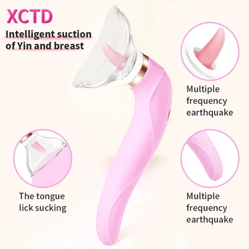 Limba Lins Vibratoare Adulți Erotic Fraier Vagin Cuplu Masturbator Oral Clitoris Biberon G-Spot Stimulator Jucarii Sexuale pentru Femei