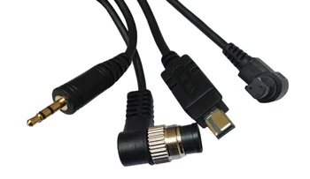 2.5/3.5 mm la Distanță de Eliberare a Declanșatorului Conectați cablul cablul pentru canon c1 60d 600d c3 5d3 6d 7d, nikon n1 d3 d800 n3 d90 d750 d600 camera