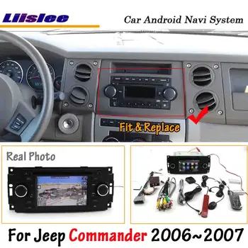 Android Afișare Multimedia Pentru Jeep Commander 2006 2007 Radio Auto HD cu Ecran plat, CD și DVD Player Sistem de Navigație GPS
