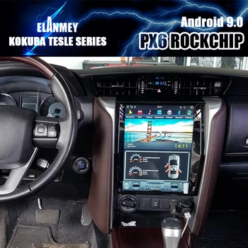 Auto Bluetooth Android cu Ecran de 9 Navigare GPS Player Multimedia Pentru Toyota Fortuner Hilux 2016 12.1 Inch Tesla Carplay Unitatea de Cap