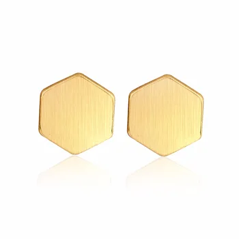 yiustar Noua Moda Hexagon Geometrice Cercei pentru Femei Geometrice Mici Cercei cadou pentru Petrecere