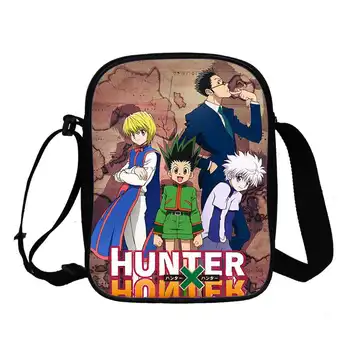 Desene animate Hunter X Hunter Geantă de Umăr Anime Crossbody Genti Baieti Bookbags Saci de Messenger Machiaj Pungi de Călătorie Sac geantă de Mână pentru Gustare