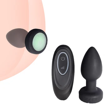 18 Sfincterului Anal Vibrator de Control de la Distanță Anal Plug Stimulator Anus Dilatator Masaj de Prostata USB de Încărcare Jucarii Sexuale Pentru Barbati Femei