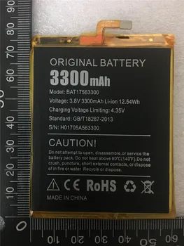 100% Original, Nou 3.8 V 3300mAh BAT17563300 baterie pentru doogee trage 1 5.5 inch, Baterie de Telefon Mobil