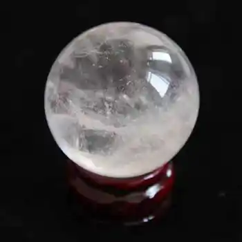 MOKAGY Clar Naturale Alb Cristal de Cuarț de Vindecare Mingea pentru a Decora 70mm-80mm 1 BUC