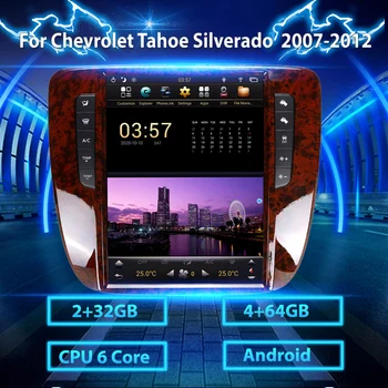 Mașină de Navigare Gps Pentru Chevrolet Tahoe Silverado 2007-2012 Android Radio casetofon Audio DVD Player Multimedia 2din