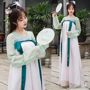 Chineză Tradițională Femei Hanfu Rochie Fairy Rochii De Printesa Hanfu Dans Popular De Îmbrăcăminte Dinastiei Tang Vechi Costum