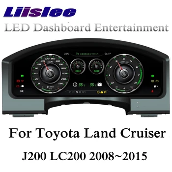 Pentru Toyota Land Cruiser J200 LC200 2007~2015 LiisLee Instrument de Înlocuire Panou LED-uri tabloul de Bord, Divertisment Inteligent Sistem