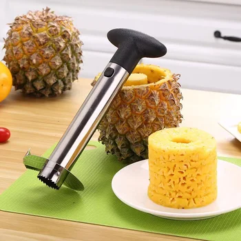 Inoxidabil Cuțit De Bucătărie Instrument De Fructe De Ananas Sonda Tăietor Cutter Cuțit De Curățat Parer Cel Mai Bun De Vânzare De Ananas Feliatoare Cuțit De Fructe Slicer