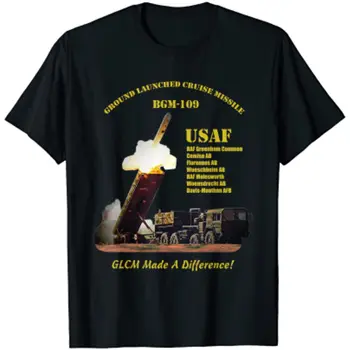 GLCM cu Rachete de Croazieră Lansate de la Sol Bărbați T-Shirt cu Maneci Scurte Casual de Bumbac, O-Neck Tricouri de Vară