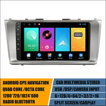 9 Inch Radio Auto Pentru TOYOTA Camry 40 2006-2011 GPS Player Android 11 AutoRadio 2 Din Multimedia Navigare DSP Carplay 6+de 128GB