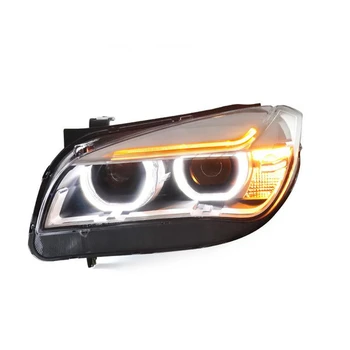 Potrivit pentru BMW x1 faruri de asamblare 2011-2015 modificat lentilă LED angel eyes de zi lumina de xenon faruri