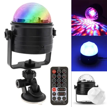 RGB USB 6W LED-uri Colorate DISCO Voce Controlată Magic Ball Etapă Efect de Lumina de Sprijin de Noapte Modul de Lumină pentru Lumina de Noapte / Petrecere