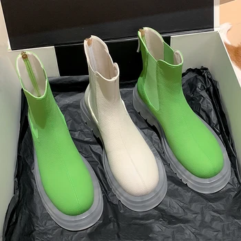 Noi glezna cizme pantofi de designer botas mujer invierno 2022 glezna cizme pentru femei