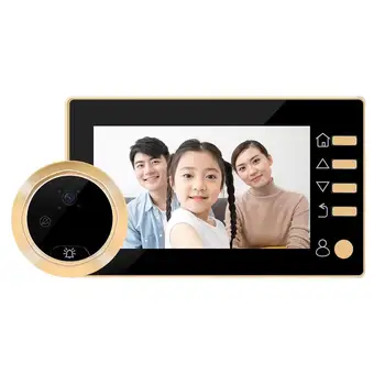 4.3 Inch LCD Ecran Color Digital Soneria aparat de Fotografiat Digital Electronic Usa Viewer Viziune de Noapte Suport de Detectare a Mișcării