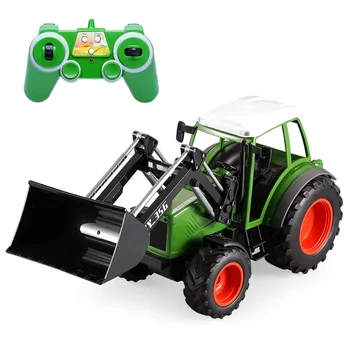 DUBLU E Mare Fermier Masina Rc Camion Remorcă Basculante RC Tractor 2.4 G Telecomanda Tractoare Inginerie Vehicule Model Jucării pentru Băieți