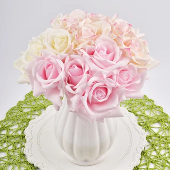 Trandafiri Ziua Îndrăgostiților Prezent Vaze pentru Acasă Decorare Accesorii Decorative Nunta Ieftine din Flori Artificiale
