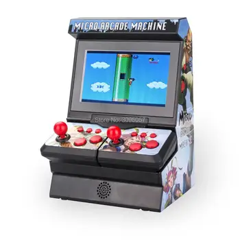 Mini Arcade Joc Handheld Jucători de 8 Biți 4.3 Inch Consolă de jocuri Video Construit în 300 de Jocuri 2.4 G Dual de la Distanță fără Fir Joystick-ul Mini