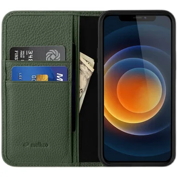 De lux, Flip Piele naturala Telefon Acoperă Pentru iPhone 12 Pro Max 12 Mini Afaceri de Buzunar în Sloturi pentru Carduri de Portofel Piele Caz de Protecție