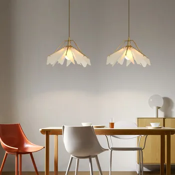 Post-modern, cupru restaurant de lux de lumină lampă de pandantiv Nordic minimalist atmosfera dormitorul pandantiv lumini