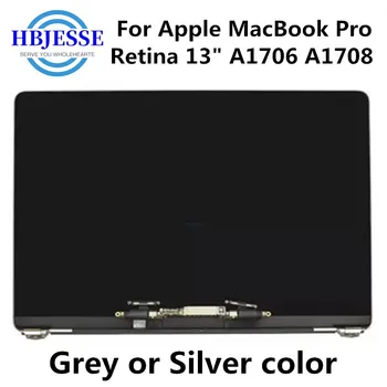 Laptop Argintiu SAU Gri A1706 A1708 LCD Ecran Display de Asamblare pentru Macbook Retina 13