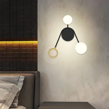 Moderne, Creative, Lampă de Perete Nordic Designer Led-uri Lumina de Perete pentru Camera de zi Coridor, Culoar Decor de Perete Aprinde Lampa de pe Noptiera Dormitor