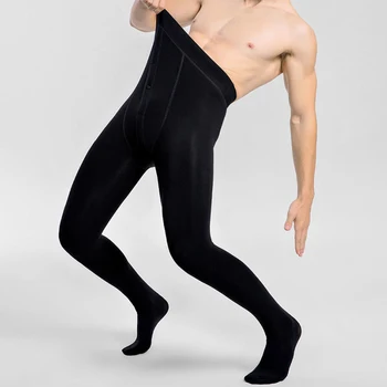 Sexy Super Elastic Mens Cald Dresuri Groase Picior Ciorapi Ciorapi Lenjerie De Corp Pantaloni Îngroșarea Iarnă Șosete, Jambiere Slim