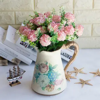 1 Buchet Artificial, Fals Crizantema Floare Planta Biroul de Acasă Petrecerea de Nunta Decor Scrapbooking DIY Flori Hortensie Perete